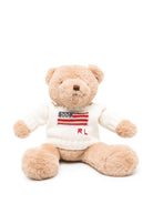 Orsetto Flag per neonati Polo Ralph Lauren Kids bianco con logo intarsiato - Rubino Kids