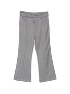 Pantaloni gessati per bambina John Richmond Junior grigi con decorazione sul retro - Rubino Kids