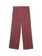 Pantaloni per bambina Chloé Kids rosso con piega - Rubino Kids