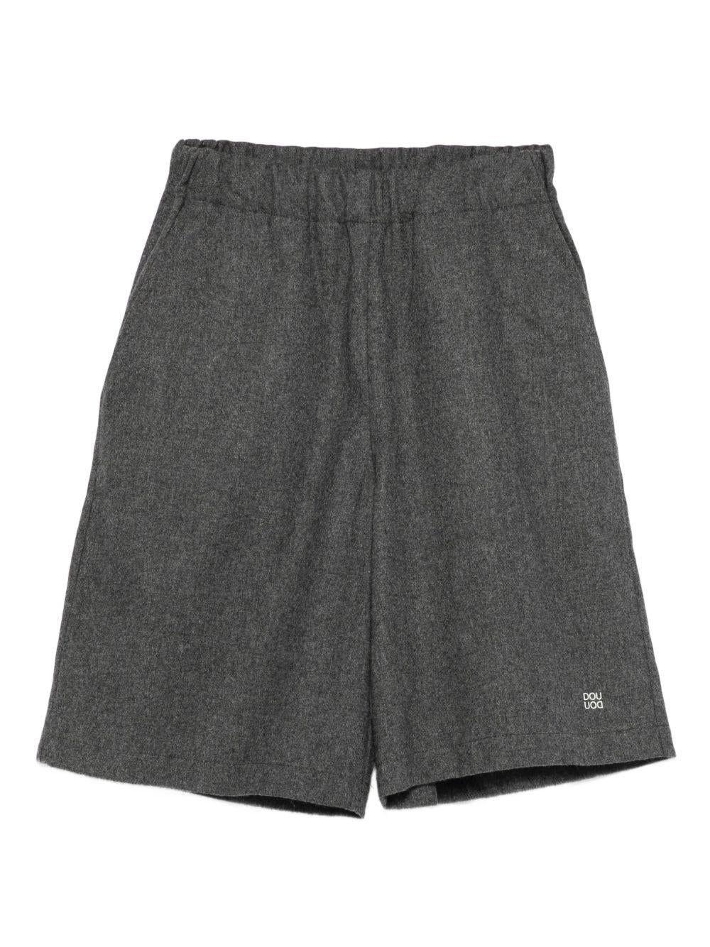 Pantaloni per bambina Douuod Kids grigi con orlo dritto - Rubino Kids