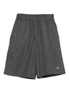 Pantaloni per bambina Douuod Kids grigi con orlo dritto - Rubino Kids