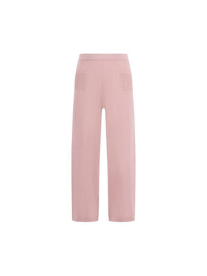 Emporio Armani Kids pink trousers for girls with two back pockets
