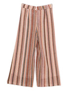 Pantaloni per bambina Missoni Kids multicolore con motivo a righe - Rubino Kids