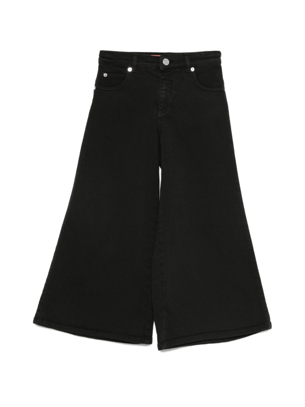 Pantaloni per bambina Missoni Kids neri con ricamo a zigzag - Rubino Kids