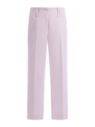 Pantaloni per bambina Monnalisa rosa chiaro con cuiture - Rubino Kids