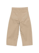 Pantaloni per bambina Pinko Kids beige con tasche - Rubino Kids