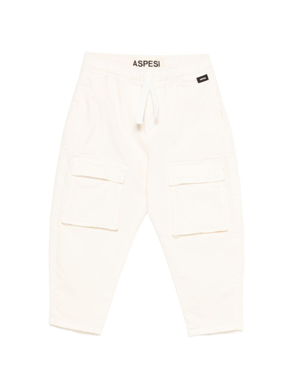 Pantaloni per bambino Aspesi Kids bianchi con tasche laterali - Rubino Kids