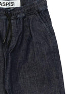 Pantaloni per bambino Aspesi Kids blu con elastico in vita - Rubino Kids