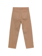 Pantaloni per bambino Balmain Kids marroni con design a cinque tasche - Rubino Kids