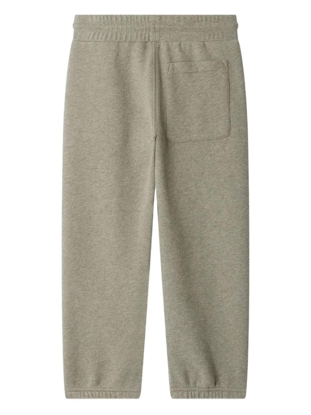 Pantaloni per bambino Bonpoint grigio con coulisse - Rubino Kids