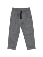 Pantaloni per bambino Dolce & Gabbana Kids grigi con scollo con cappuccio - Rubino Kids