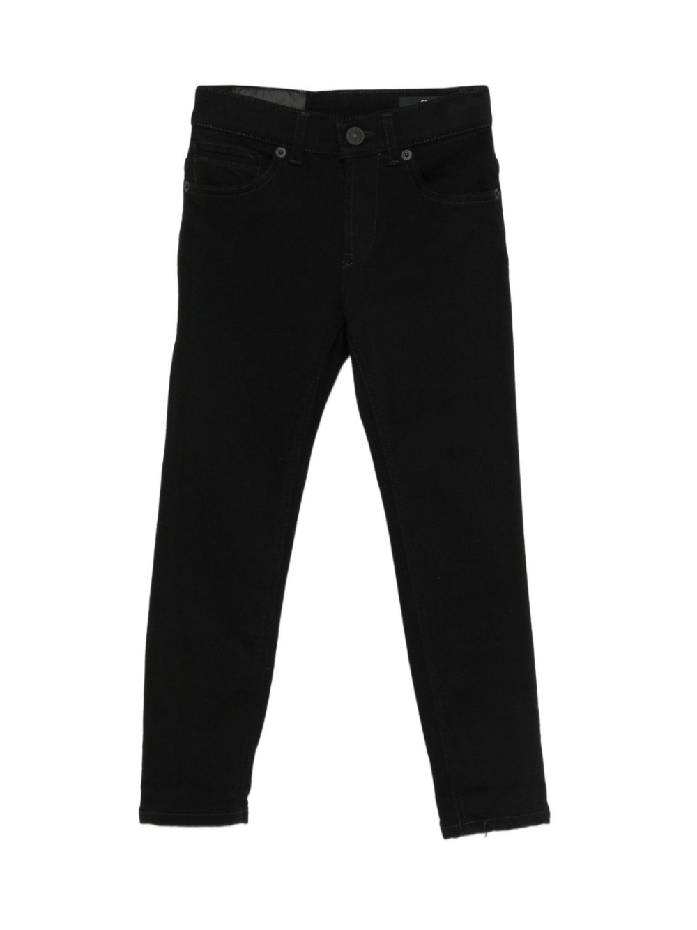 Pantaloni per bambino Dondup Kids neri con cinque tasche - Rubino Kids