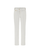 Pantaloni per bambino Eleventy Kids bianchi con texture a coste - Rubino Kids