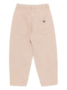 Pantaloni per bambino Emporio Armani Kids con gamba larga - Rubino Kids
