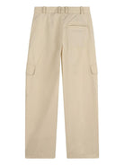 Pantaloni per bambino Givenchy Kids beige con tasche cargo - Rubino Kids