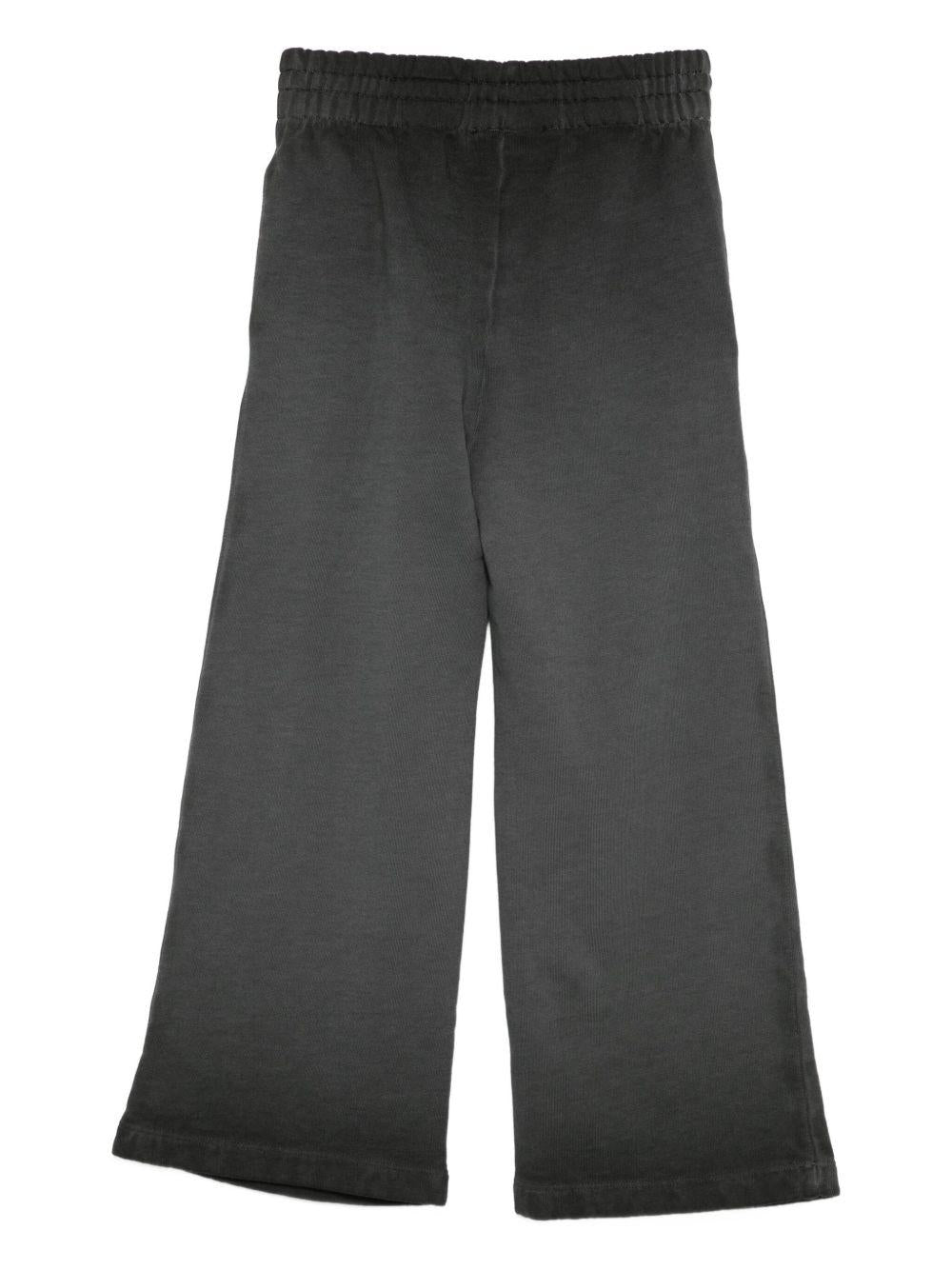 Pantaloni per bambino MSGM Kids grigio con cintura elasticizzata - Rubino Kids