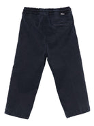 Pantaloni per bambino Paolo Pecora Kids blu con coulisse - Rubino Kids