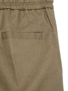 Pantaloni per bambino Paolo Pecora Kids verde con coulisse - Rubino Kids