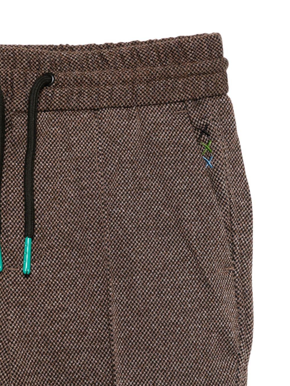 Pantaloni per bambino Scotch & Soda Kids marroni con coulisse - Rubino Kids