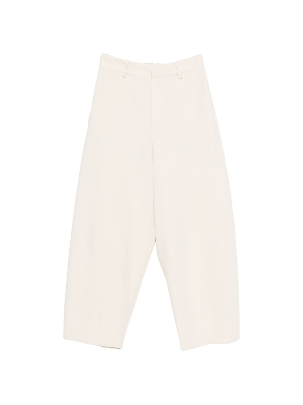 Pantaloni per donna Alysi bianchi con tasche posteriori a filetto - Rubino Kids