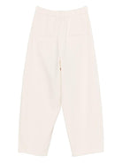 Pantaloni per donna Alysi bianchi con tasche posteriori a filetto - Rubino Kids