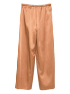 Pantaloni per donna Alysi marroni con coulisse - Rubino Kids