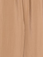 Pantaloni per donna Alysi marroni con tasche a filetto - Rubino Kids