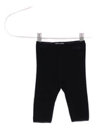 Pantaloni per neonata Album Di Famiglia Kids neri con elastico in vita - Rubino Kids