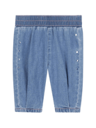 Pantaloni per neonata BIllieblush denim con borchie - Rubino Kids