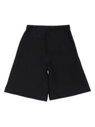 Pantaloni per neonata Emporio Armani Kids blu con bottoni testurizzati - Rubino Kids