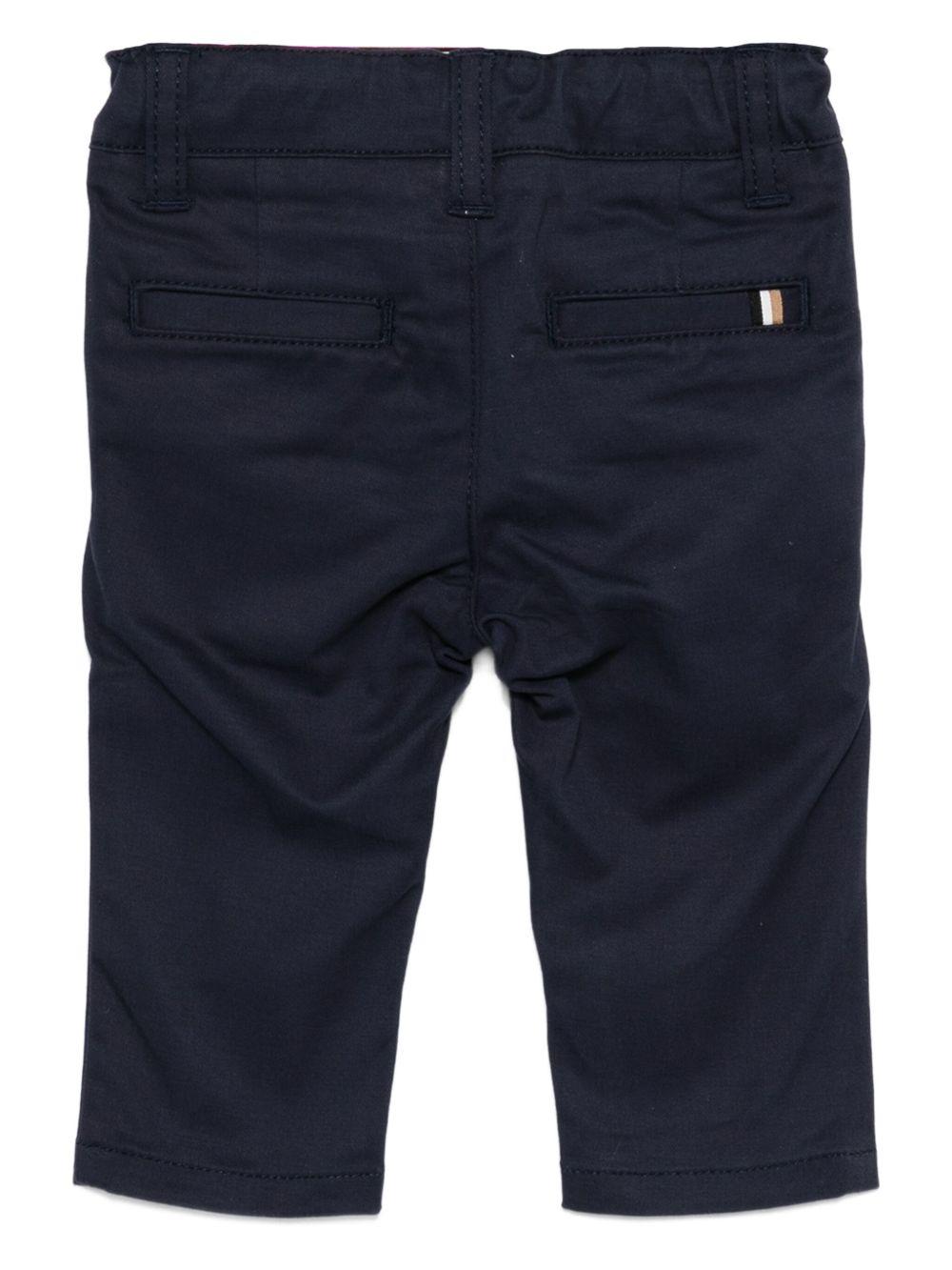 Pantaloni per neonato BOSS Kids blu con tasche - Rubino Kids