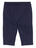 Pantaloni per neonato Moschino Kids blu con logo Teddy Bear - Rubino Kids
