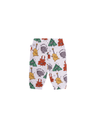 Pantaloni per neonato Stella McCartney Kids bianchi con stampa elementi musicali - Rubino Kids