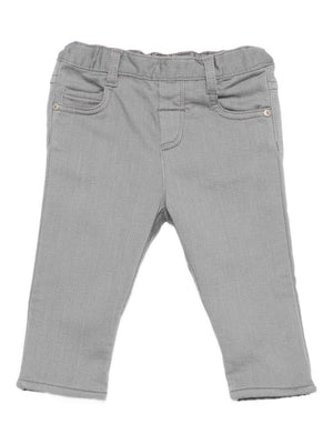 Tartine Et Chocolat grey baby trousers with elasticated waist