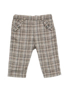 Pantaloni per neonato Tartine Et Chocolat marrone con motivo a quadri - Rubino Kids