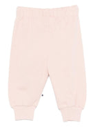 Pantaloni Simeon sportivi per neonata Molo rosai con toppe smile sulle ginocchia<BR/> - Rubino Kids