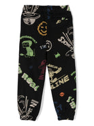 Pantaloni sportivi Adan per bambino Molo nero con dettaglio tasca finta - Rubino Kids