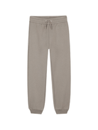 Pantaloni sportivi per bambina Chloé Kids grigi con vita alta elasticizzata - Rubino Kids