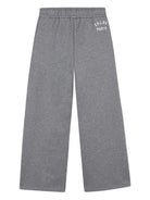 Pantaloni sportivi per bambina Chloé Kids grigi con vita con coulisse elasticizzata - Rubino Kids