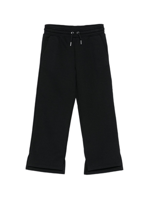 Givenchy Kids black elasticated waist sweatpants for girls