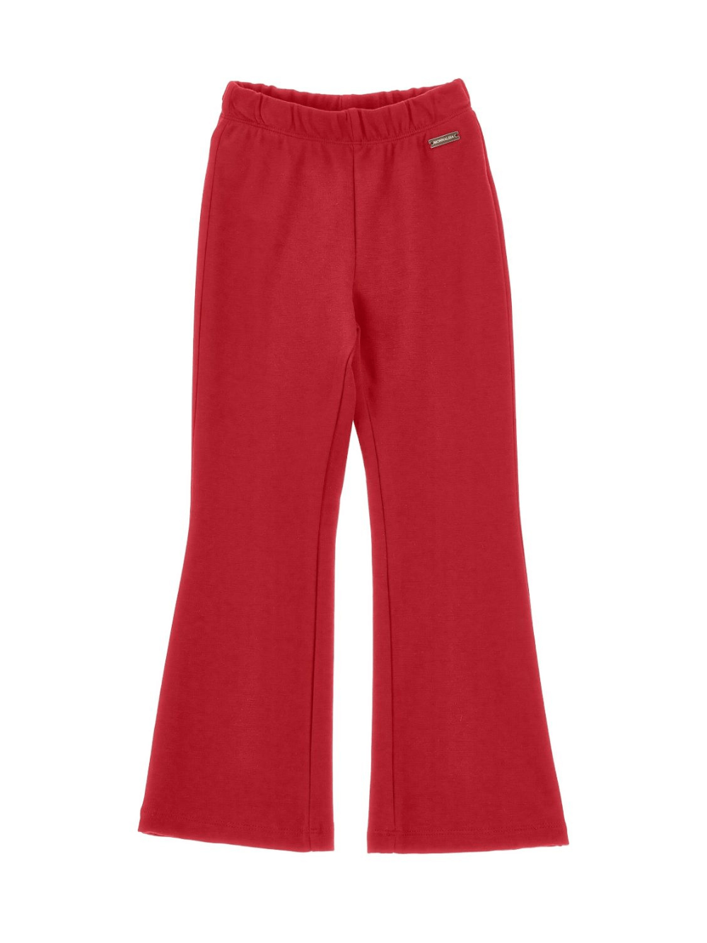 Pantaloni sportivi per bambina Monnalisa rossi con dettaglio logo - Rubino Kids