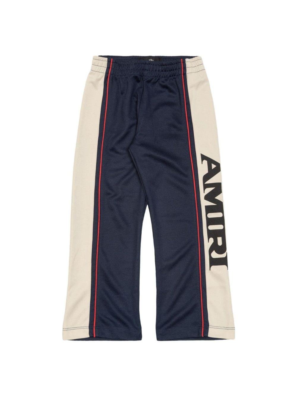 Pantaloni sportivi per bambino Amiri Kids blu con dettaglio logo - Rubino Kids
