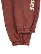 Pantaloni sportivi per bambino Bobo Choses marrone con logo sul davanti - Rubino Kids