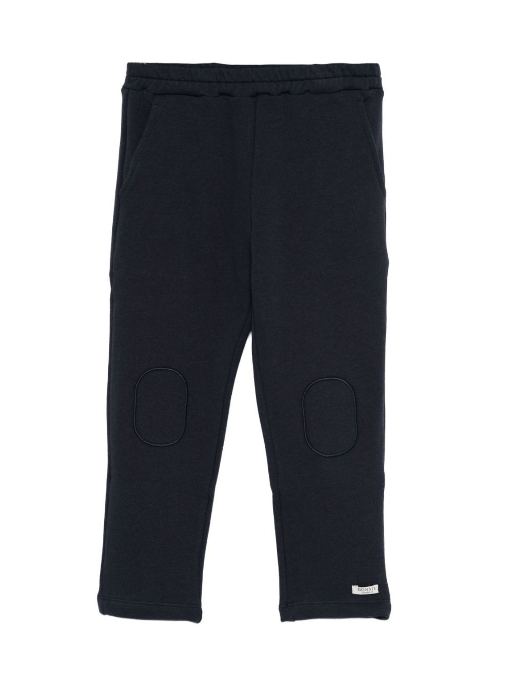 Pantaloni sportivi per bambino DONSJE blu con applicazioni sulle ginocchia - Rubino Kids