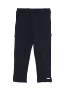 Pantaloni sportivi per bambino DONSJE blu con applicazioni sulle ginocchia - Rubino Kids