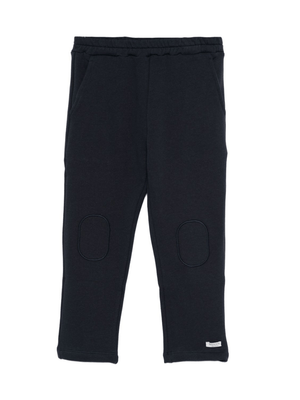 DONSJE blue boys' sweatpants with knee patches