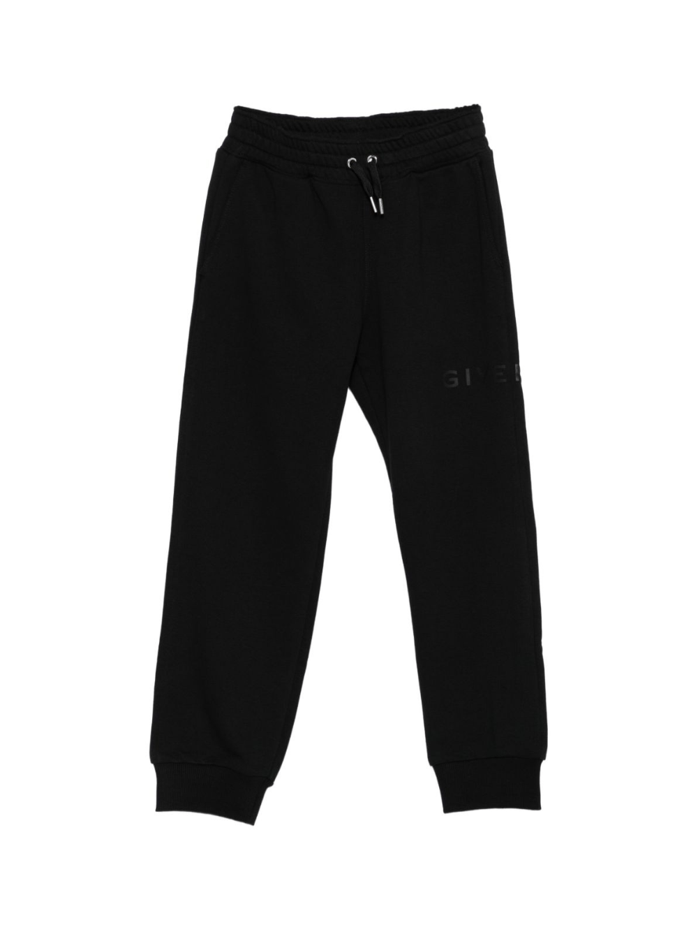 Pantaloni sportivi per bambino Givenchy Kids neri con dettaglio logo - Rubino Kids