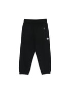 Pantaloni sportivi per bambino Molo neri con motivo basketball - Rubino Kids