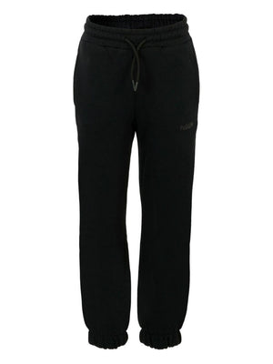 Pantaloni sportivi per bambino MSGM Kids neri con tasche laterali