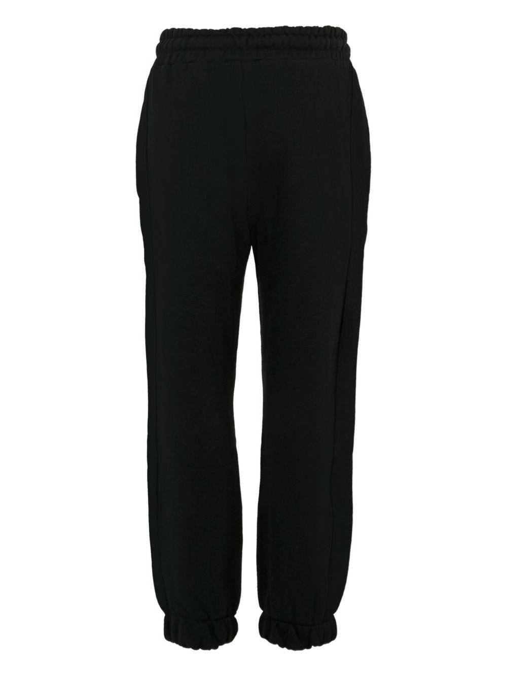 Pantaloni sportivi per bambino MSGM Kids neri con tasche laterali - Rubino Kids